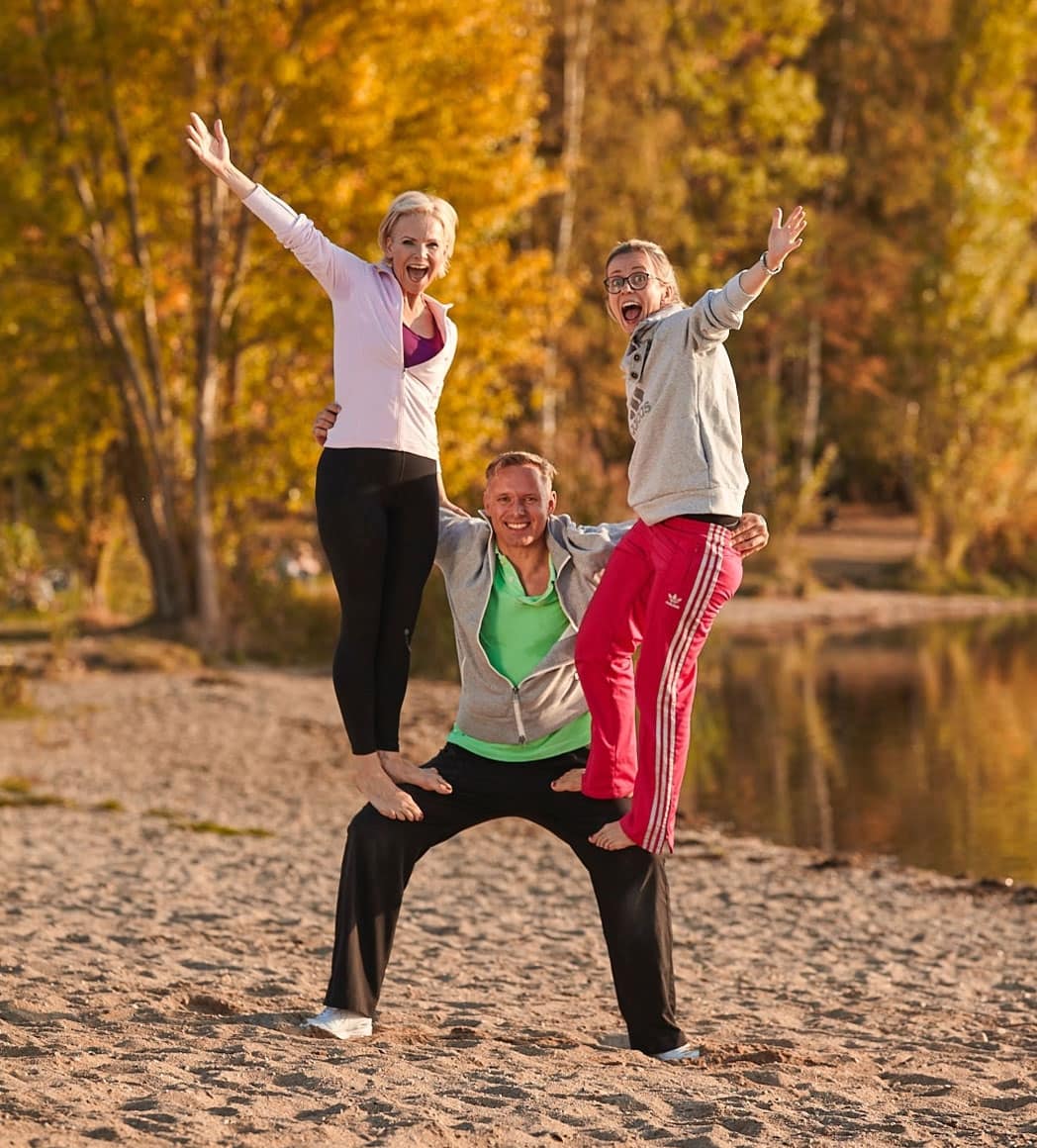 2 Klienten beim Personal Training mit Tino Stolzenburg